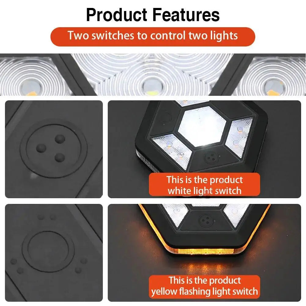 Rotating LED Magnetic Car Warning Light – Rechargeable