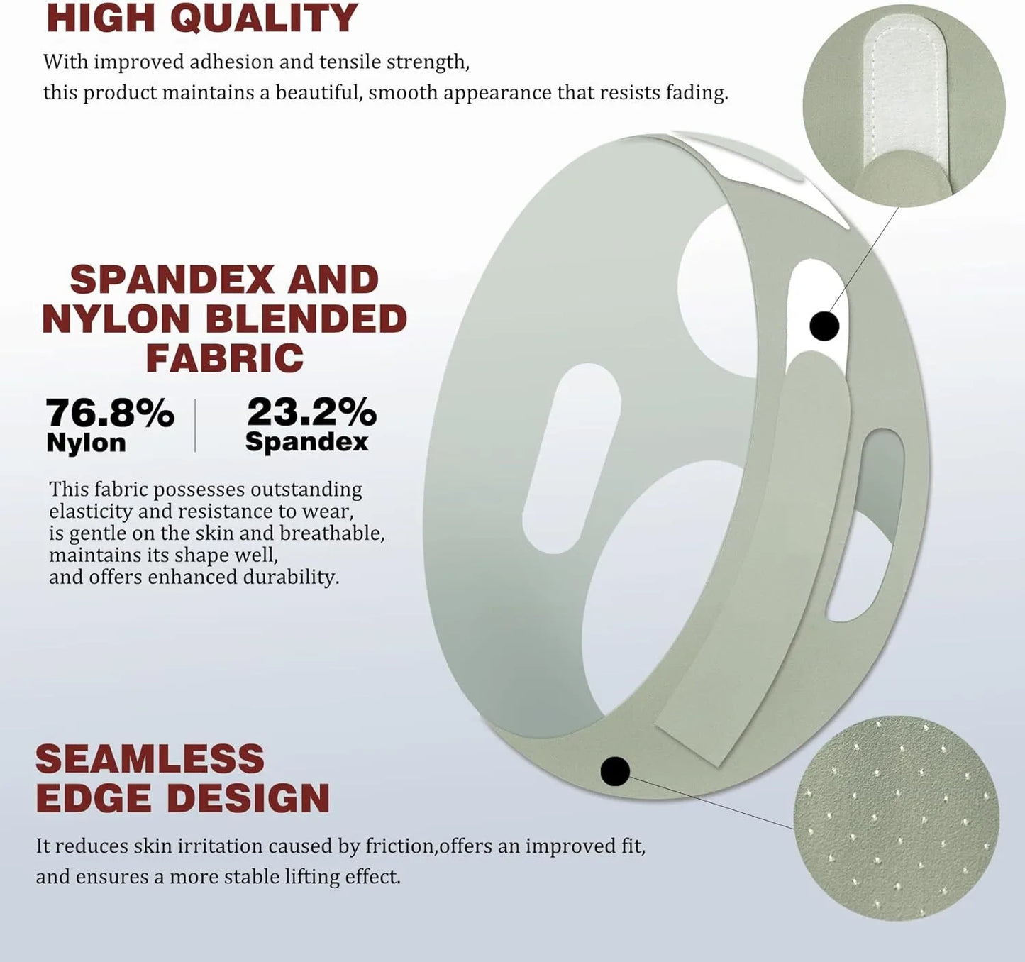 Adjustable Sleep Chin Strap –  Skin-Friendly Anti-Snore