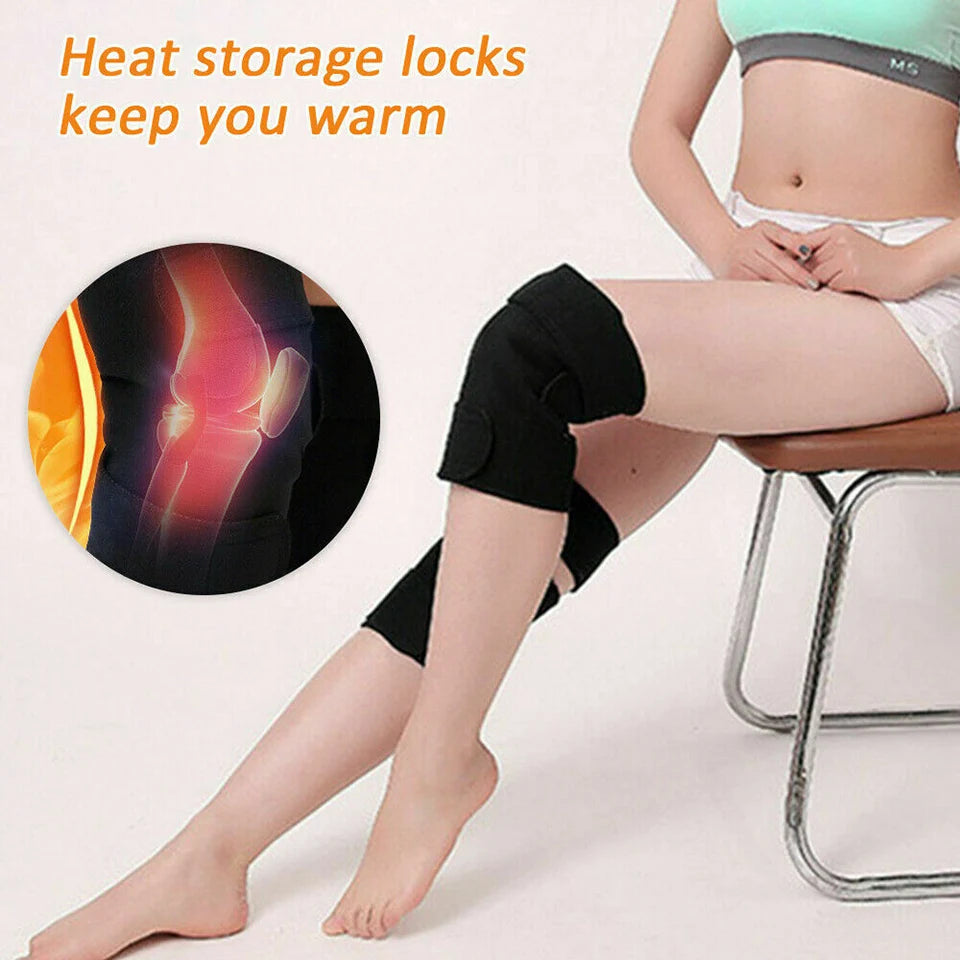 Self-Heating Knee Brace with Tourmaline & Magnetic Therapy