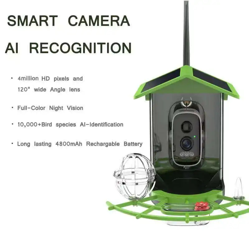 WiFi Bird Feeder Camera with Solar Power