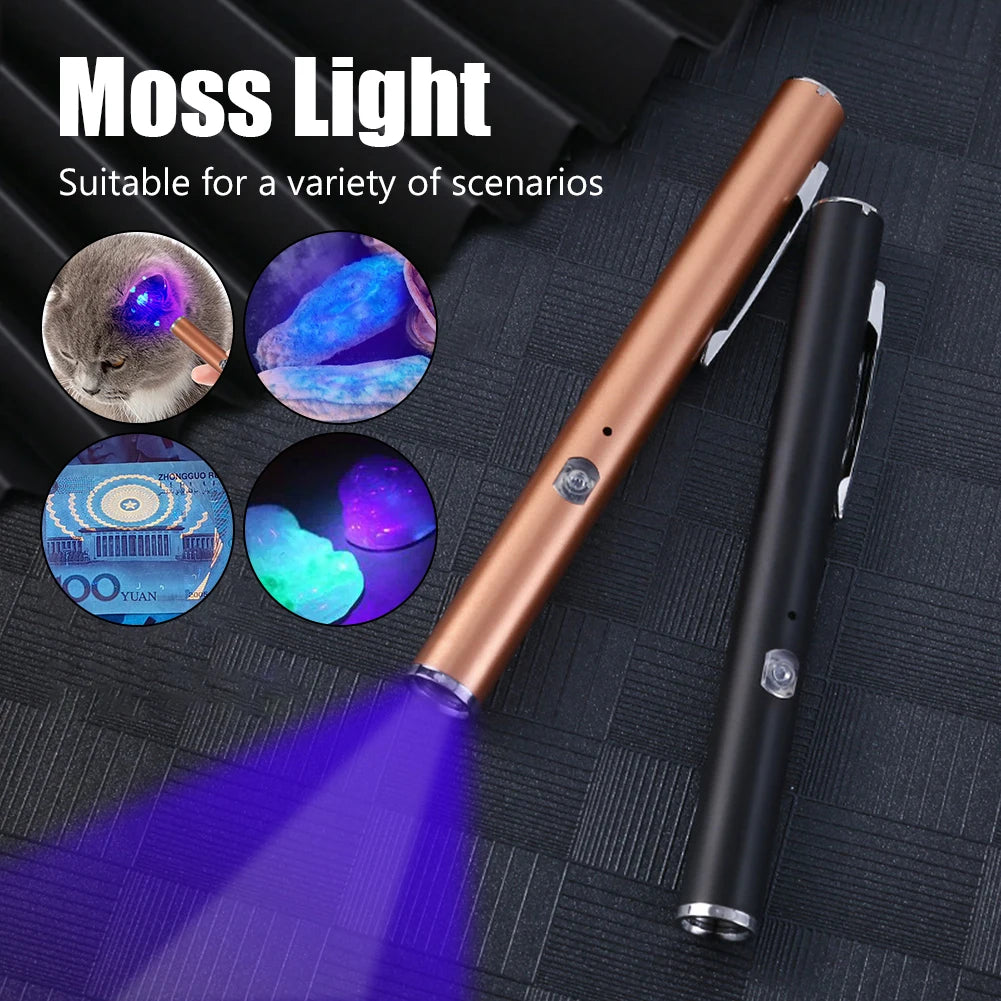 365nm UV LED Flashlight Ultraviolet Inspection Lamp
