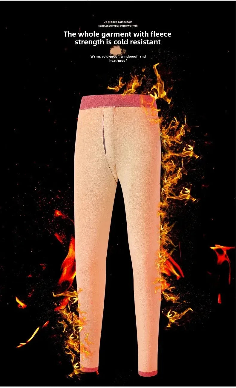 Thermische fleecegevoerde winterbroek voor heren