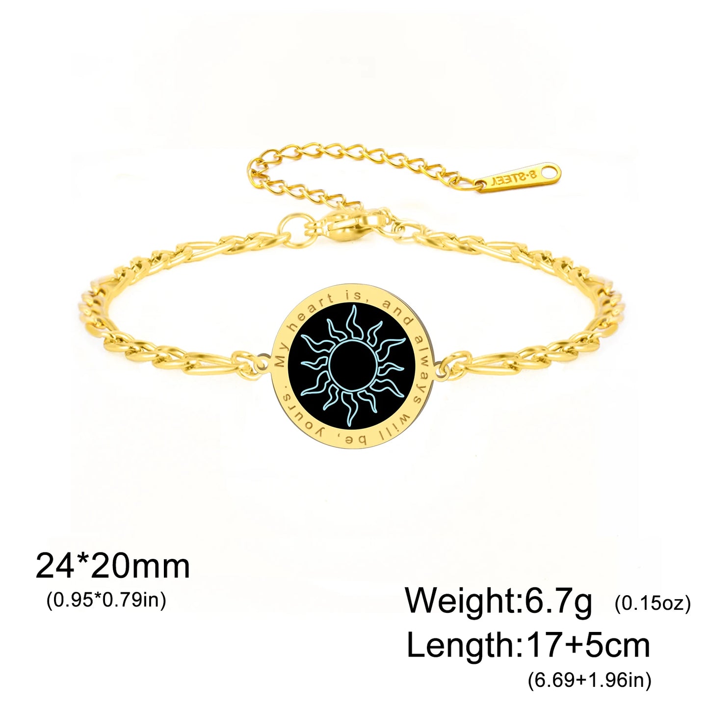 Couples Bracelet – “My Heart is Always Yours”