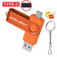 3-in-1 USB Flash Drive 128GB –USB 3.0, Type-C & Micro USB