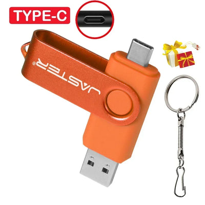 3-in-1 USB Flash Drive 128GB –USB 3.0, Type-C & Micro USB