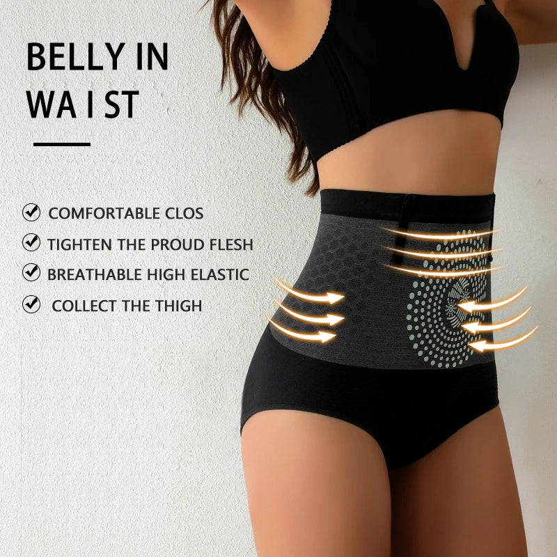 High Waist Shaping Brief – Tummy Control & Magnetic Support