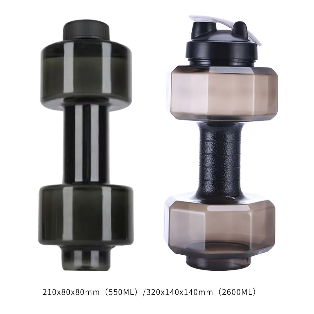 Dumbbell Shaped Sports Water Bottle – Hydration Kettle