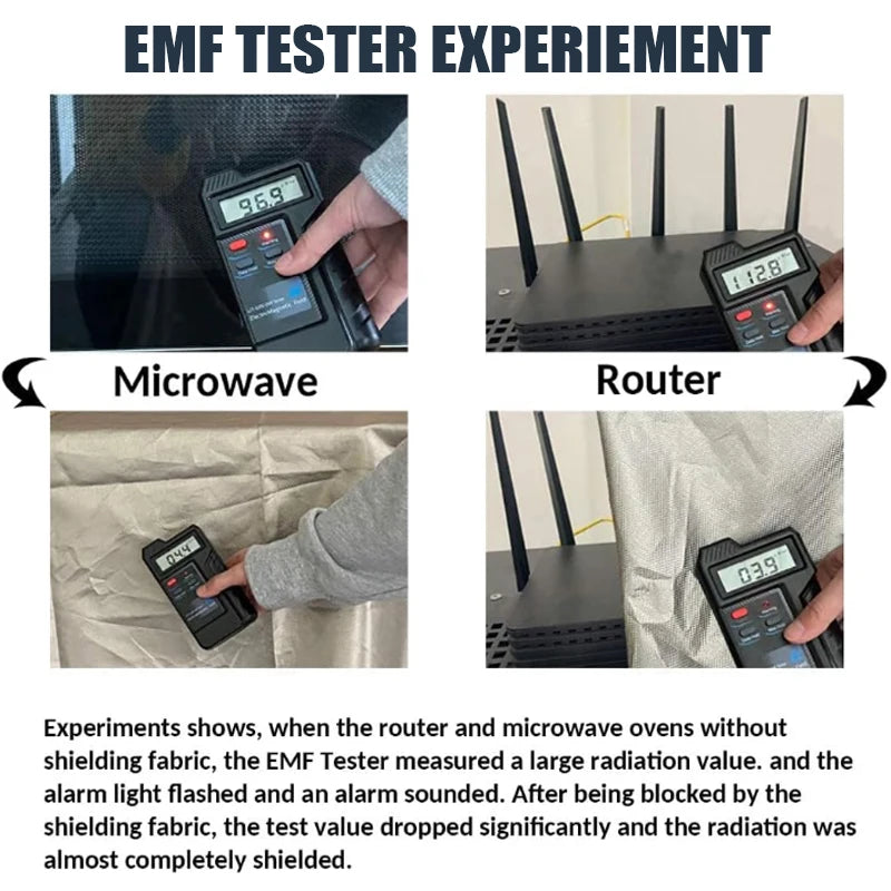 Faraday EMF Shielding Fabric – RFID Blocking Copper/Nickel Cloth