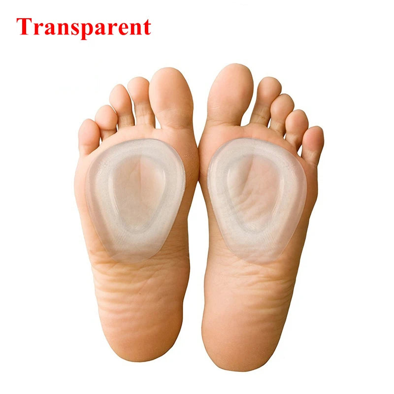 Coussinets en gel pour l'avant-pied (1 paire) – Supports métatarsiens pour le soulagement des douleurs plantaires et le maintien pendant la course