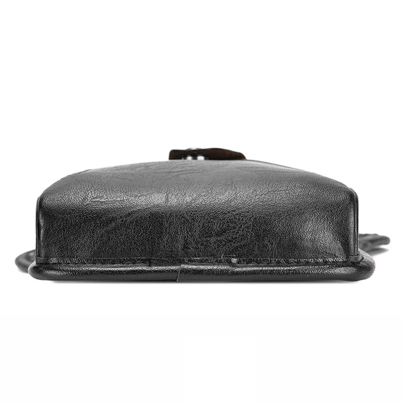 Sacoche de cuisse vintage en cuir pour homme – Sacoche de cuisse et bandoulière style motard