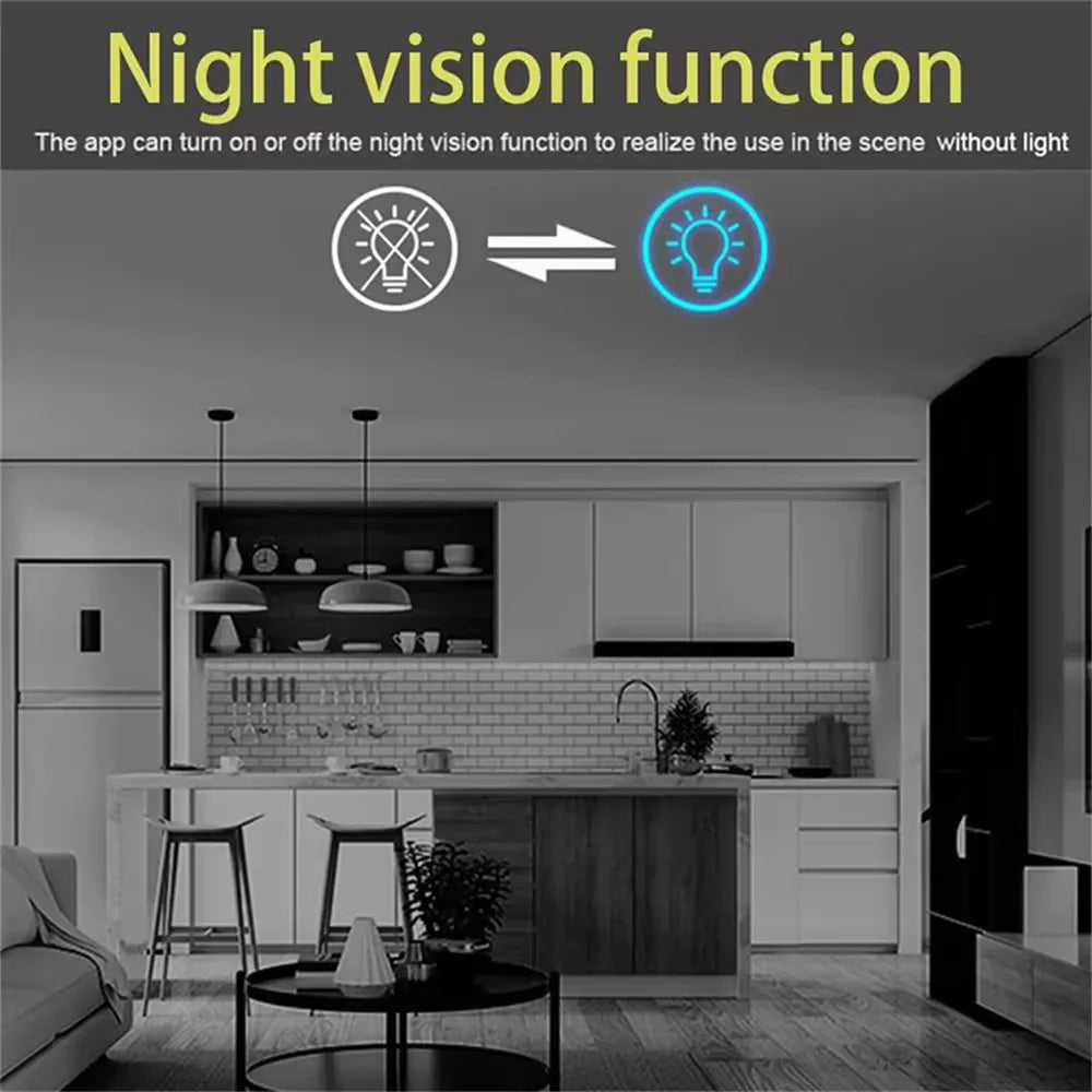 Mini Home WiFi Camera – HD 1080p with Motion Detection & Night Vision
