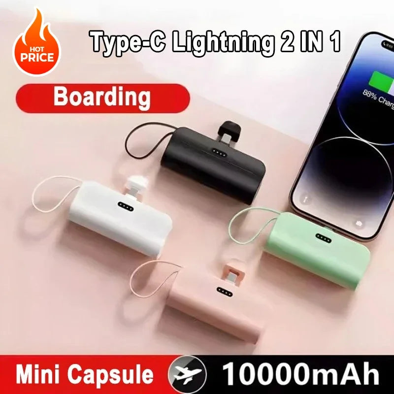 2-in-1 Fast Charging Power Bank – 10000mAh Battery