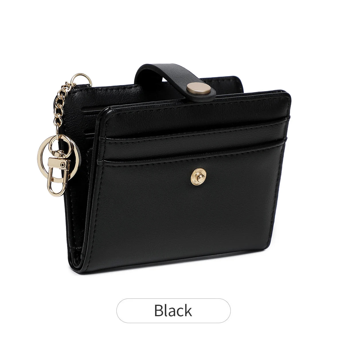Portefeuille ultra-fin RFID pour femme – Porte-cartes pliable