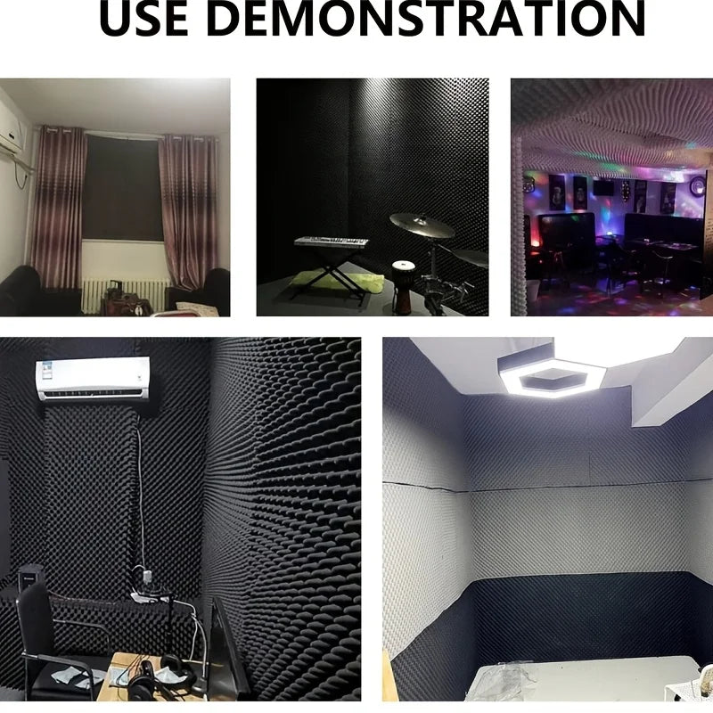 Self-Adhesive Acoustic Foam Panels 50x200 cm – 2 cm