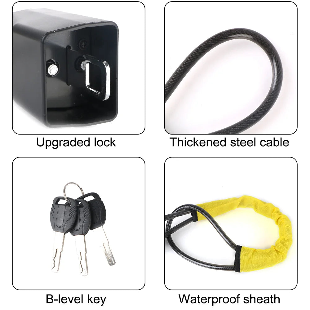 Universal Steering Wheel Lock with Seatbelt Anti-Theft System