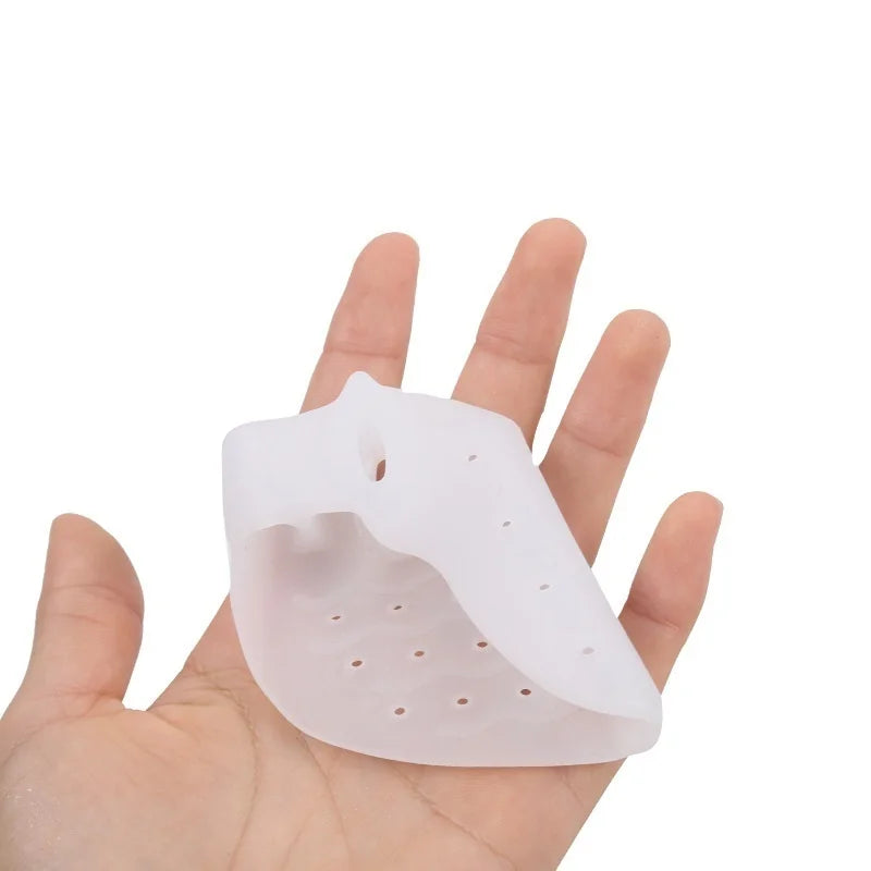 Set van 2 gel teencorrectors – verlichting bij hallux valgus, teenspreider en pedicuretool