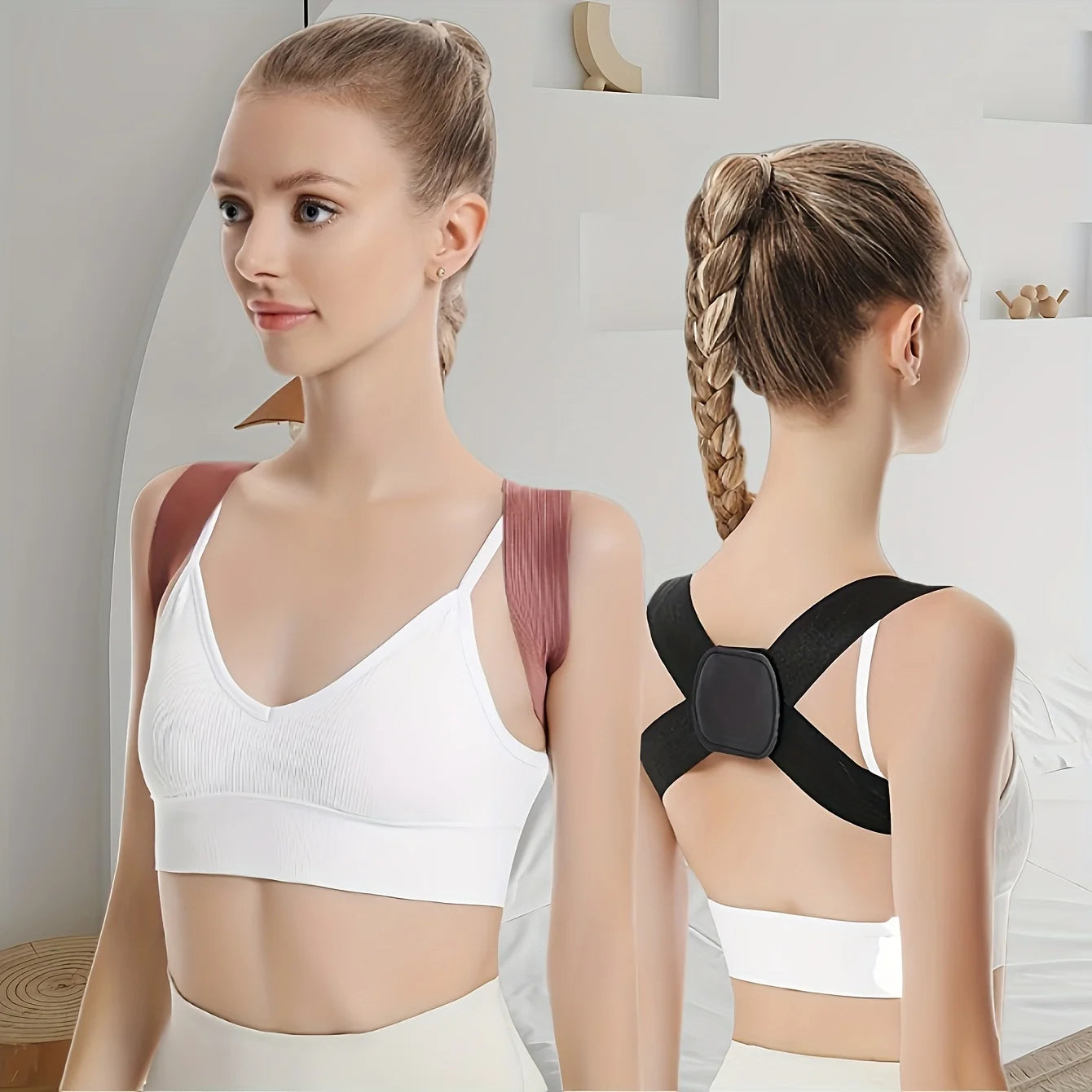 Invisible Posture Corrector for Women – Back Support Shirt