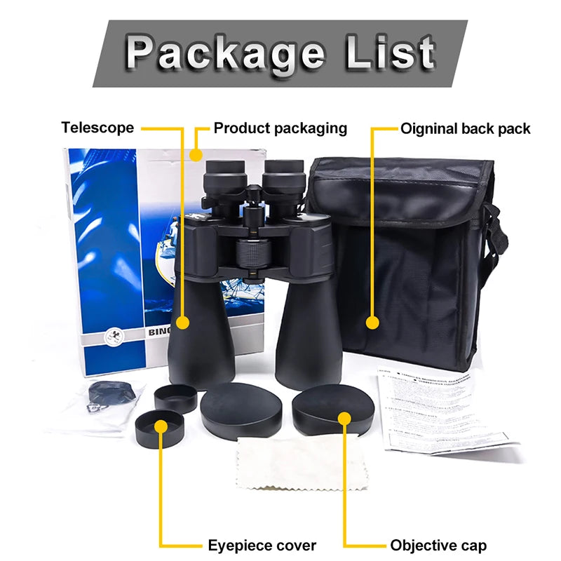 Powerful 10–380x100 Zoom Telescope – Professional HD Long