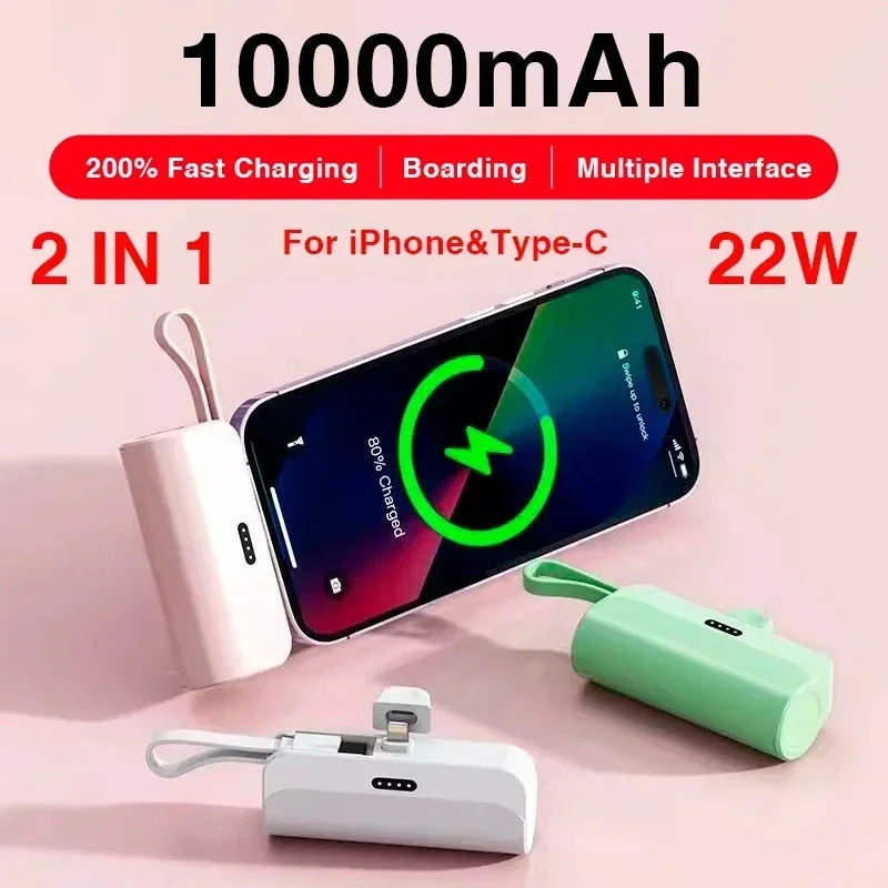 2-in-1 Fast Charging Power Bank – 10000mAh Battery