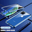 360° Magnetic Metal Phone Case – Double-Sided Glass