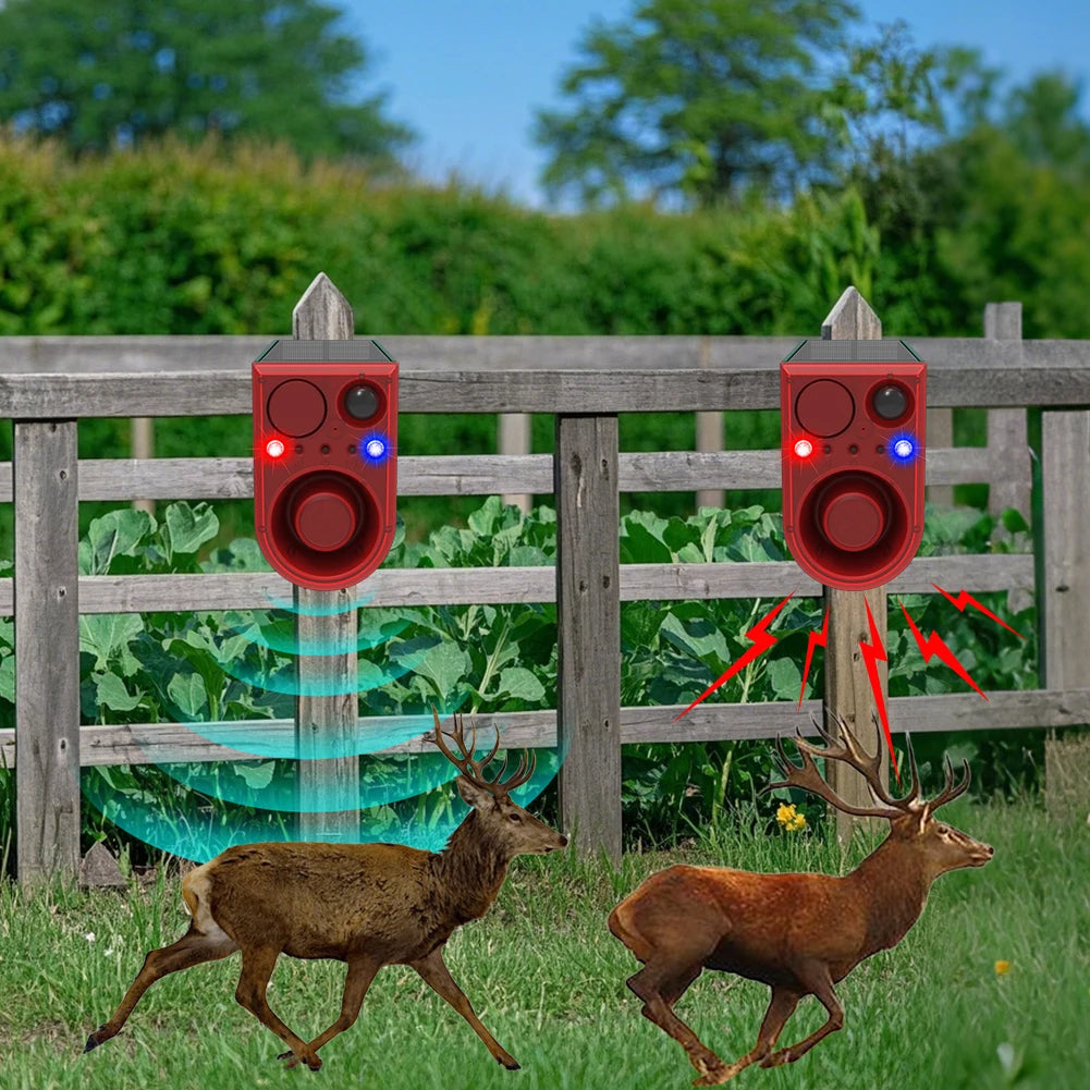 Solar Outdoor Motion Sensor Alarm – Waterproof Security