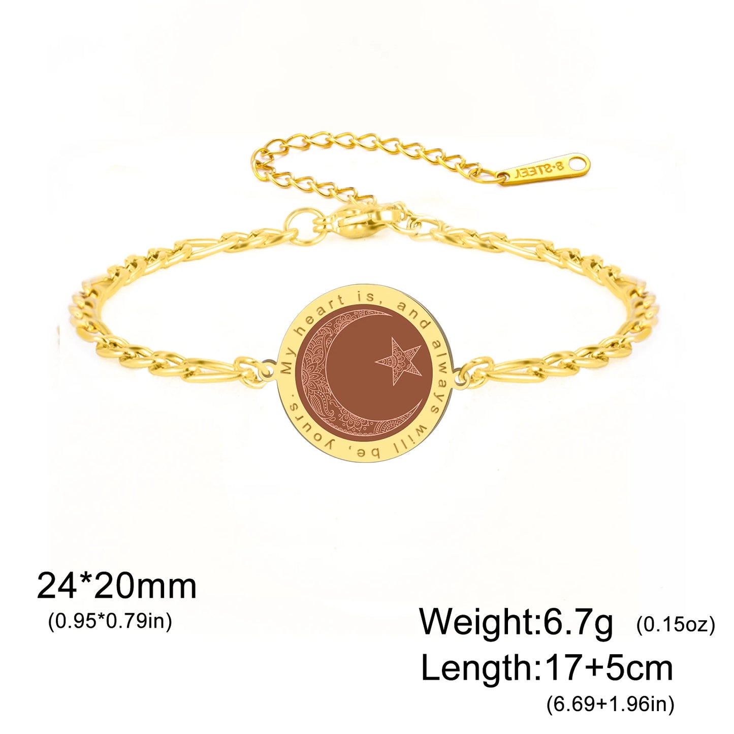Couples Bracelet – “My Heart is Always Yours”