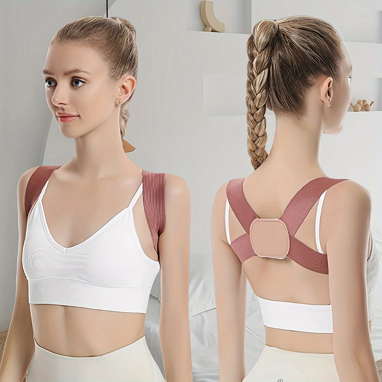 Invisible Posture Corrector for Women – Back Support Shirt