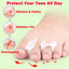 Gel Teen Spreiders & Voorvoetkussens – Hallux Valgus Teen Corrector