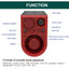 Solar Outdoor Motion Sensor Alarm – Waterproof Security