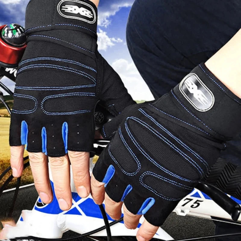 Fingerless Gym Gloves with Wrist Support –  Training Gloves