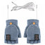 Heated USB Gloves – Winter Half-Finger Hand Warmers