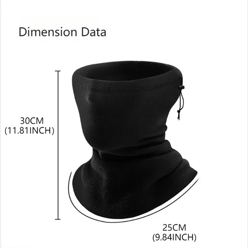 Winterse nekwarmer/gaiter – winddicht halfgelaatsmasker