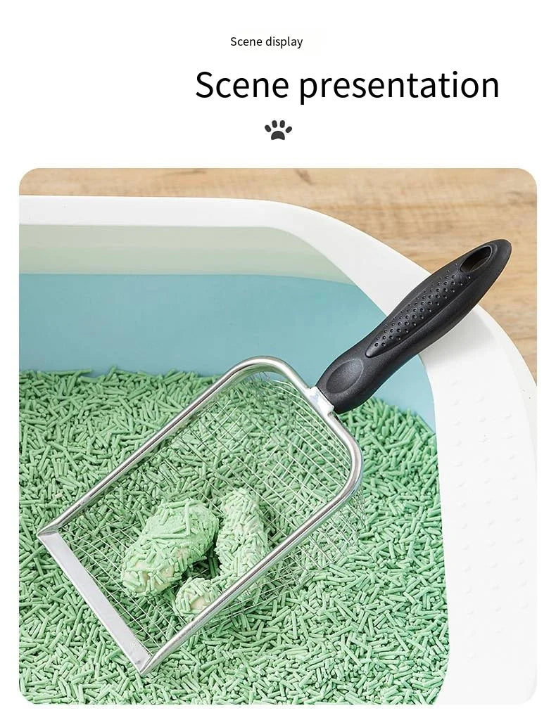 Metal Cat Litter Scoop – Stainless Steel Scooper