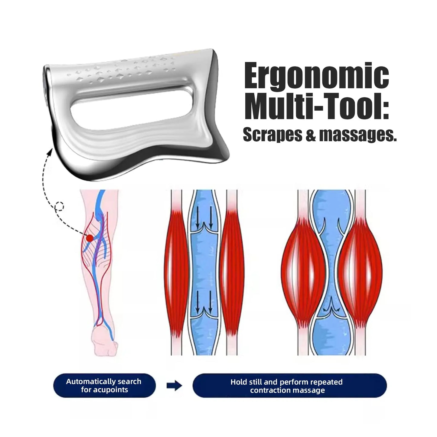 Vibration Massage Tool Electric Fascia Knife for Body Lifting