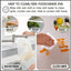 4PCS EVA Refrigerator Liner Mats – Waterproof Anti-Oil