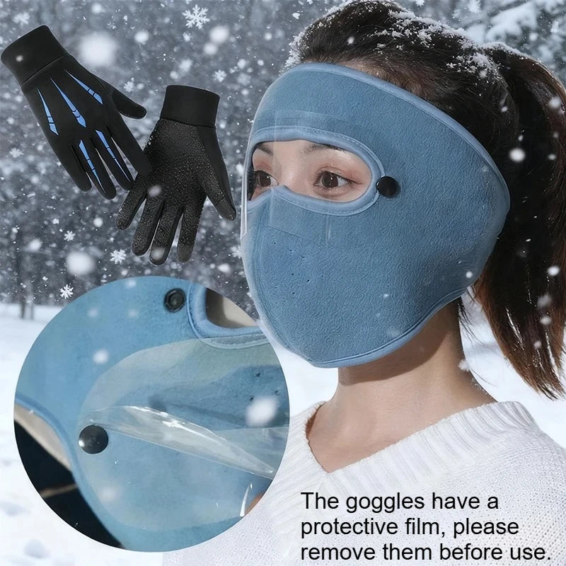 Full Face Winter Mask – Anti-Fog Eye Shield & Windproof