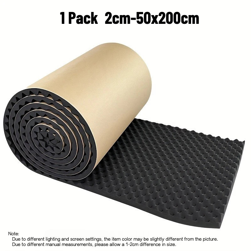 Self-Adhesive Acoustic Foam Panels 50x200 cm – 2 cm