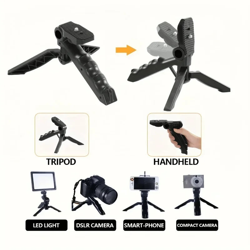 Smartphone Vlogging Kit – Tripod, Mic & LED Light Vlogs Recording