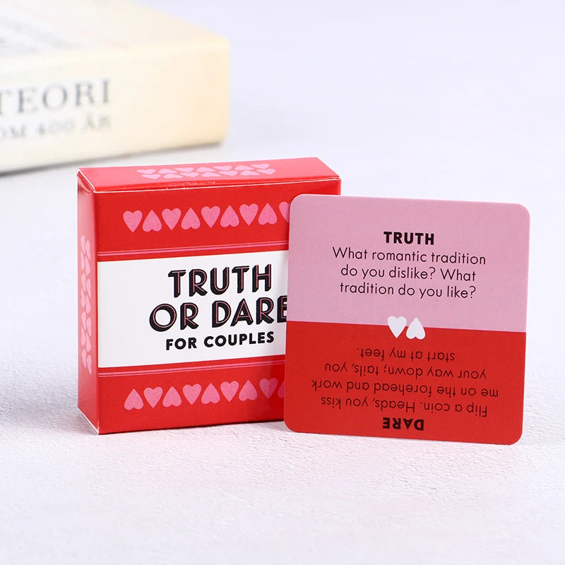 51 Truth or Dare Cards for Couples – Sexy English Version
