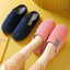 Winter Slippers Thick Plush Indoor Anti-Slip Warm Soft Sole