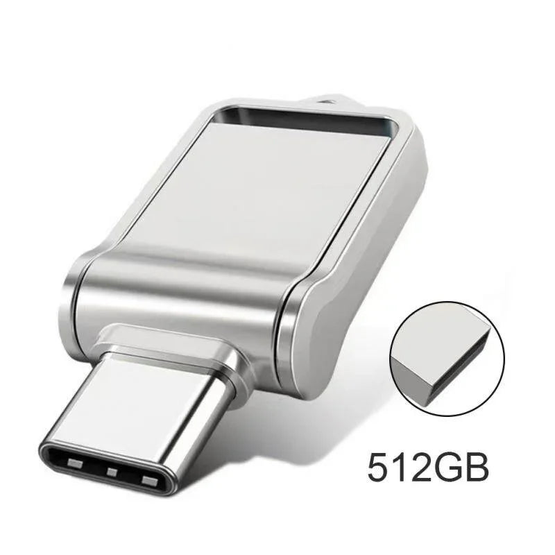 512 GB USB-flashdrive met USB-C en USB-A – Snelle externe opslag