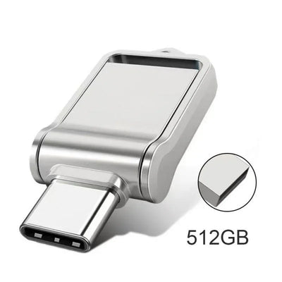 512GB USB Flash Drive USB-C & USB-A – External Storage