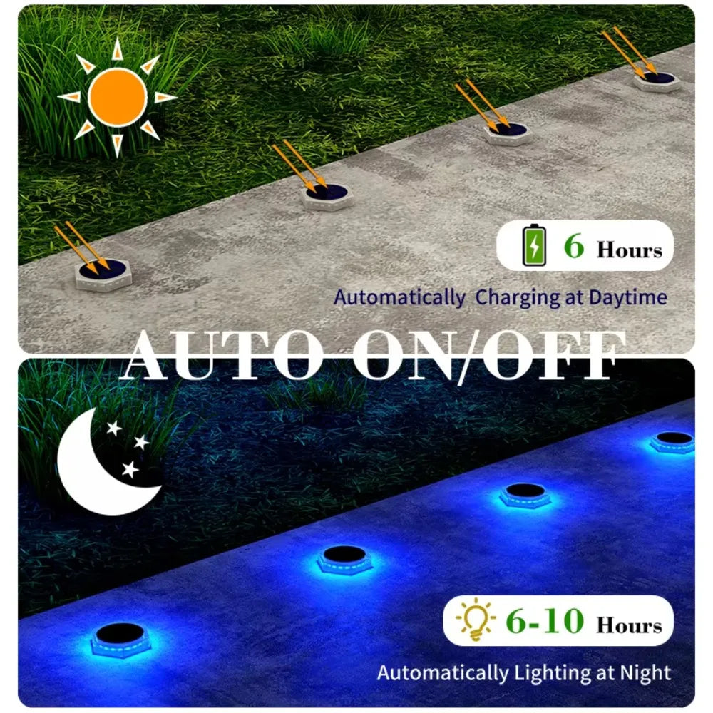 Solar Stair & Path Light – Waterproof IP68 LED Luxery Garden Balcony Realm