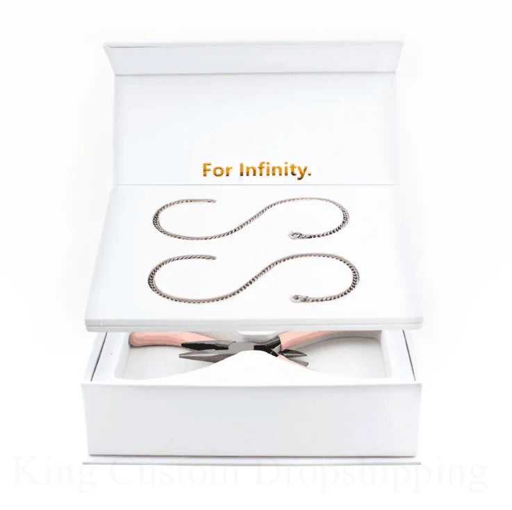 Bracelet pour couples éternels – Bijou d'amour infini à faire soi-même pour lui et elle
