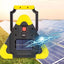 3-in-1 Solar Triangle LED Emergency Light for Outdoor Use