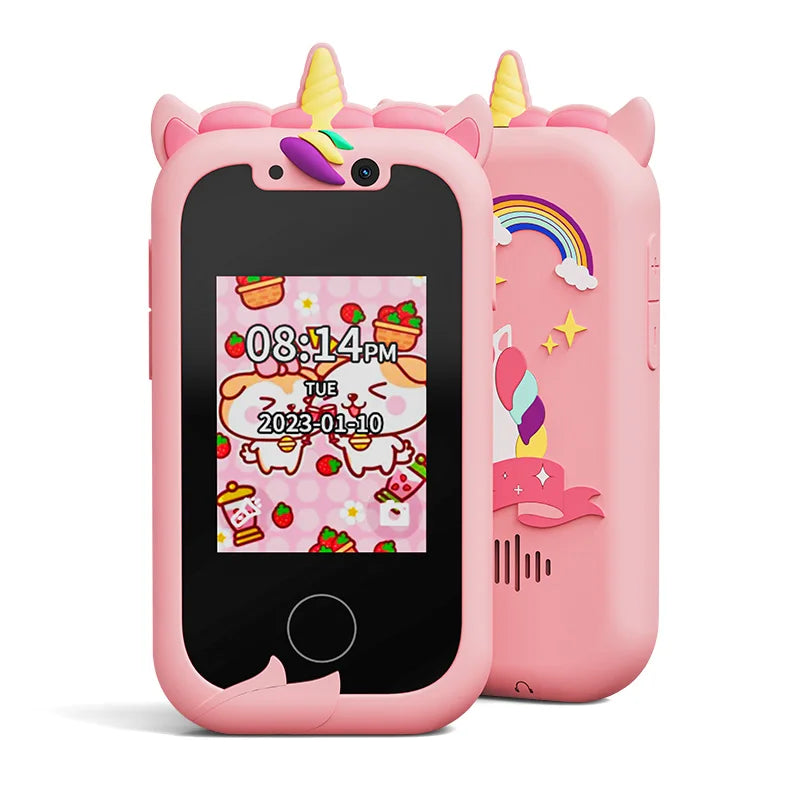 Kids Unicorn Smartphone Toy – Dual Camera, Music Player