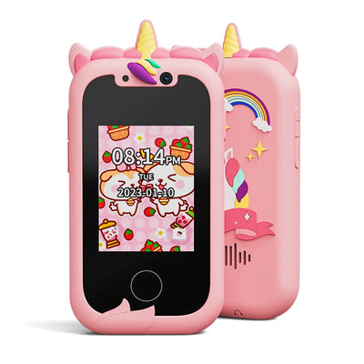 Kids Unicorn Smartphone Toy – Dual Camera, Music Player