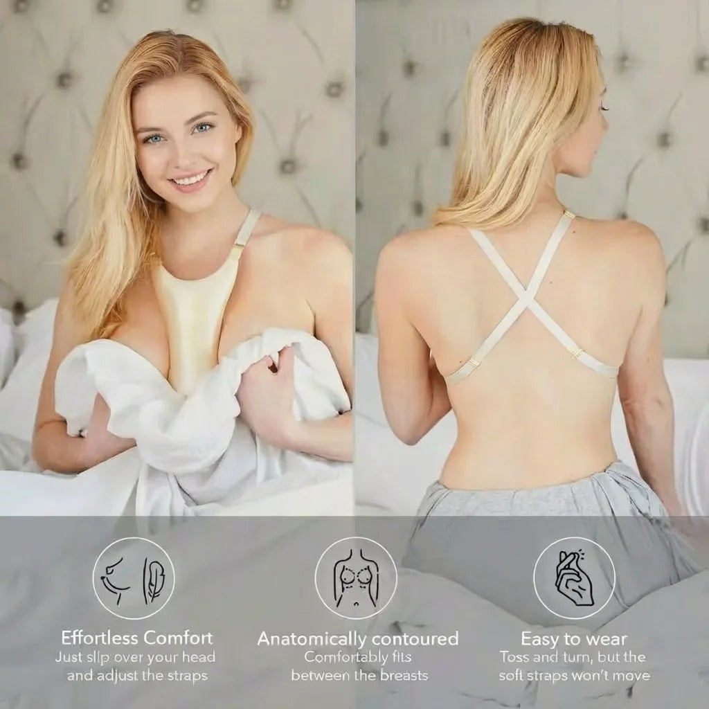 Oreiller Anti-Rides Poitrine & Décolleté pour Dormeurs sur le Côté