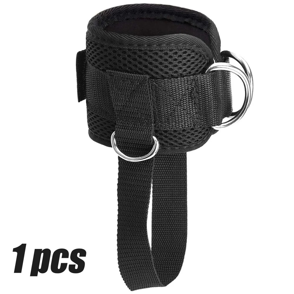 D-Ring Ankle Strap – Adjustable Gym & Cable Attachment