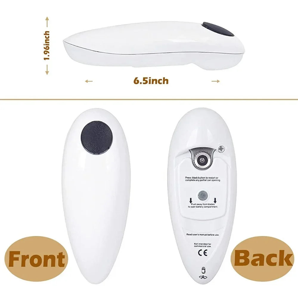 Ouvre-boîtes et bocaux électrique – Outil de cuisine automatique à une touche